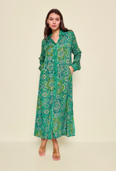 Wholesaler Orice - Long silk dress