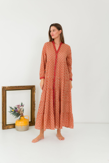 Wholesaler Orice - Long printed dress