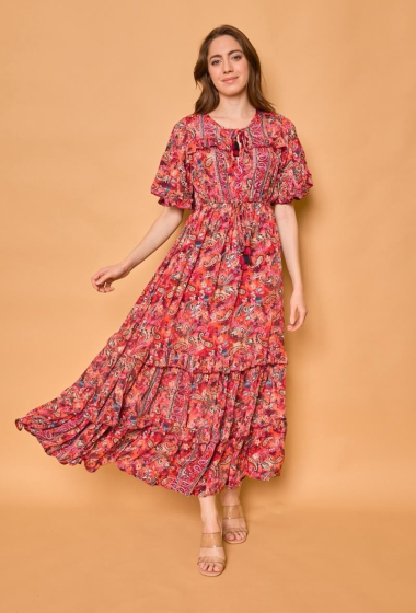 Wholesaler Orice - Bohemian printed long dress