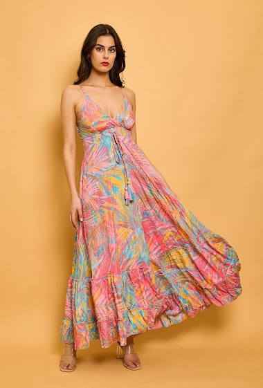 Wholesalers Orice - Printed maxi dress