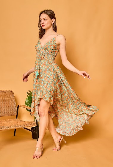 Wholesaler Orice - Printed maxi dress