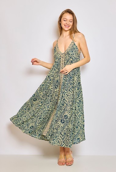 Wholesalers Orice - Long printed dress