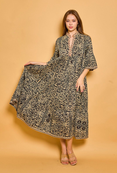 Wholesaler Orice - Bohemian mid-length dress