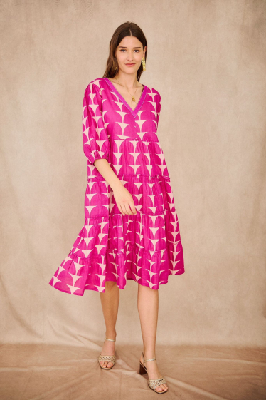 Wholesaler Orice - Mid-length cotton dress