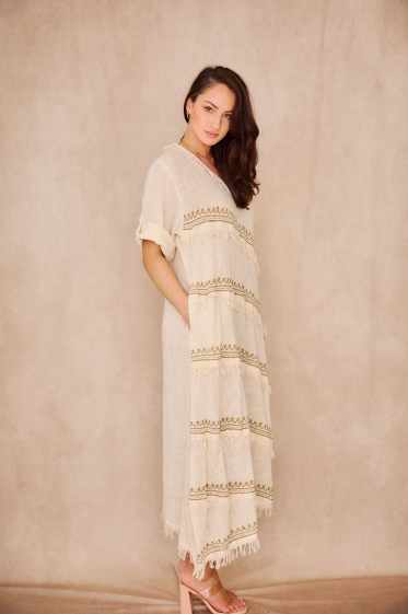 Wholesaler Orice - Mid-length cotton dress