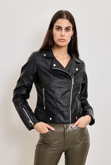Wholesalers Orice - Fake leather jacket