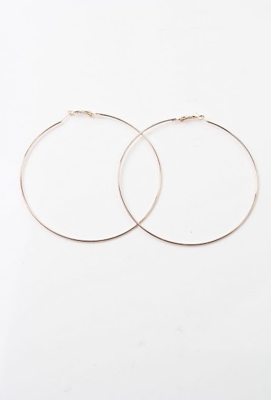 Wholesaler ORIENT EXPRESS FIRST - Fancy hoop earrings in metal