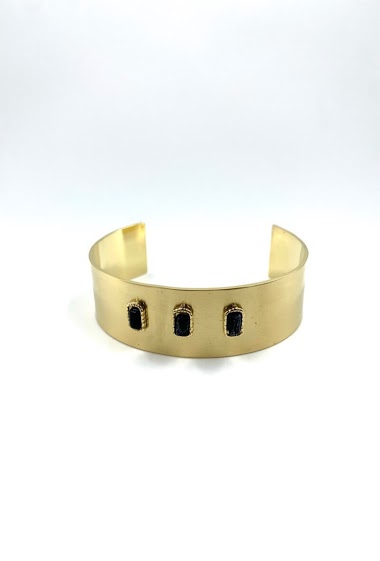 Großhändler ORIENT EXPRESS FIRST - Steel bracelet bohemian style cuff