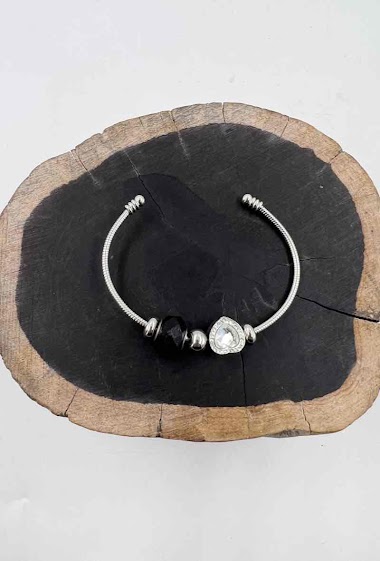 Grossiste ORIENT EXPRESS FIRST - Bracelet Charms Acier Chirugical