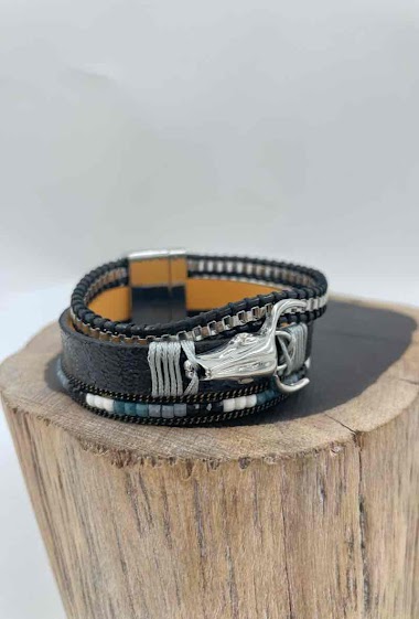 Grossiste ORIENT EXPRESS FIRST - Bracelet fait main tete taureau