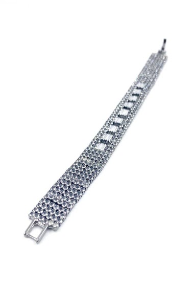 Grossiste ORIENT EXPRESS FIRST - Bracelet fantaisie sertis de cristaux cubic zirconium