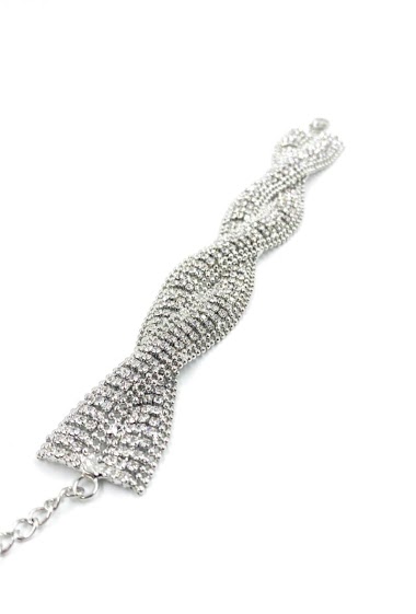 Grossiste ORIENT EXPRESS FIRST - Bracelet torsadé sertis de cristaux