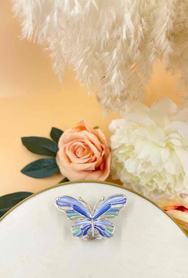 Mayorista Orient Express - Butterfly magnet brooch