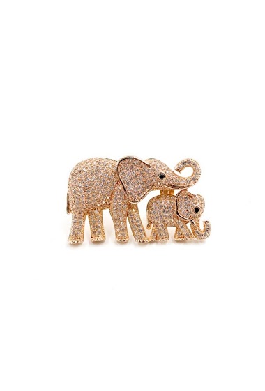Wholesaler ORIENT EXPRESS FIRST - Safari elephants brooch