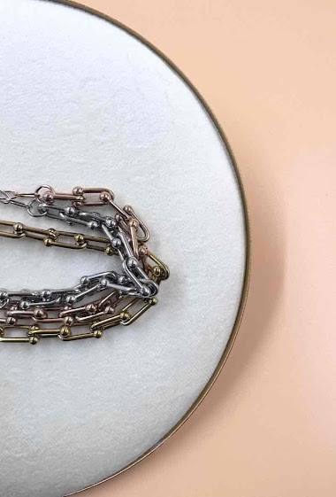 Großhändler Orient Express - Fancy Chain Necklace Surgical Steel