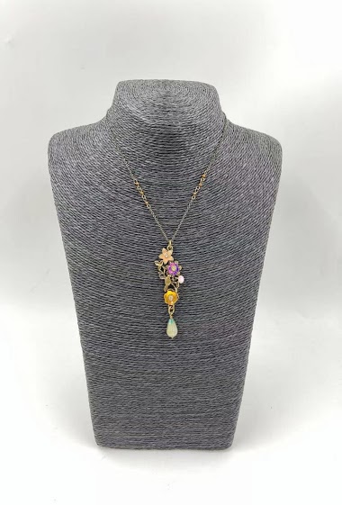 Großhändler ORIENT EXPRESS FIRST - Gold fancy metal necklace