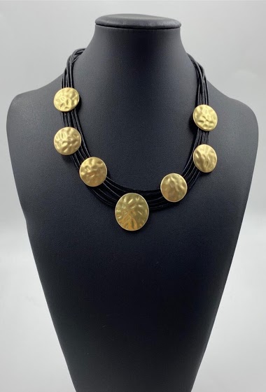 Mayorista ORIENT EXPRESS FIRST - Short fancy necklace with metal element