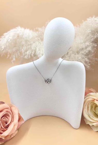 Großhändler Orient Express - Surgical Steel Swan Pendant Necklace