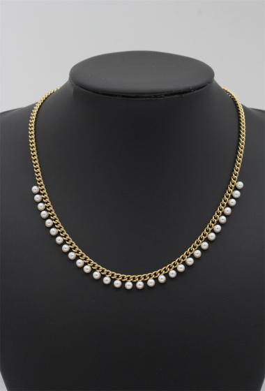 Wholesaler Orient Express - Fancy Surgical Steel Pendant Necklace