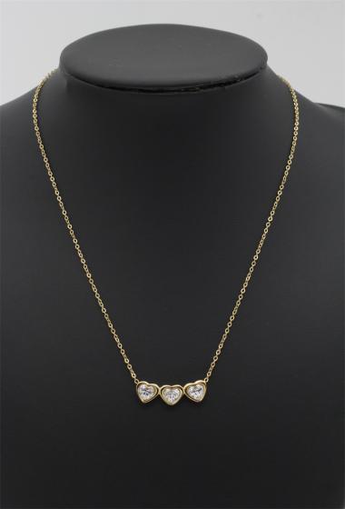 Mayorista Orient Express - Collar con colgante de acero quirúrgico de lujo