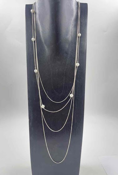 Grossiste ORIENT EXPRESS FIRST - Collier Sautoir Chaine et Perles