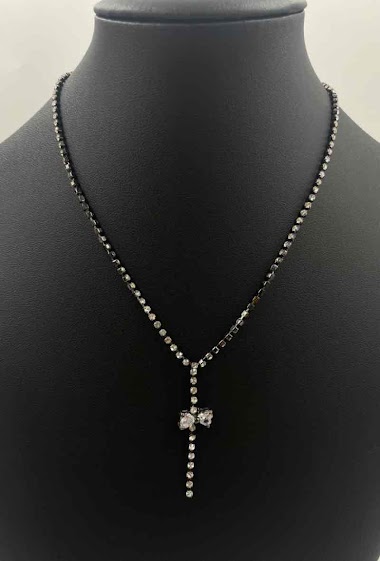 Grossiste ORIENT EXPRESS FIRST - Collier Strass Noeud