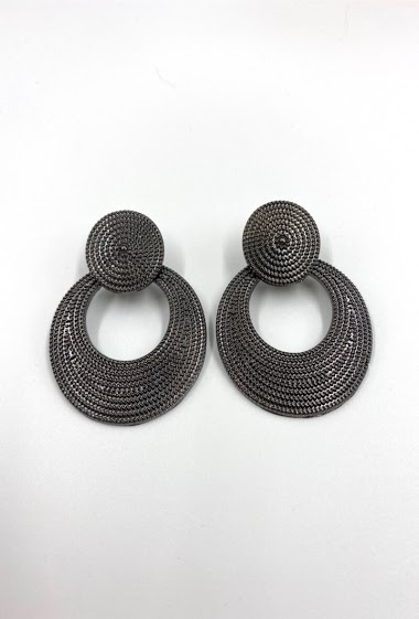 Wholesaler ORIENT EXPRESS FIRST - Brushed mesh-effect hoops