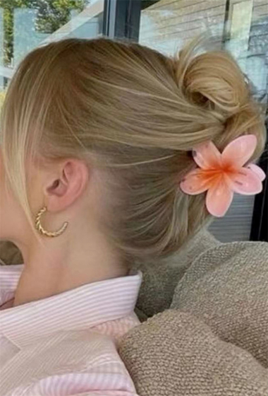 Großhändler ORIENT EXPRESS FIRST - Hibiskusblüten-Haarspange
