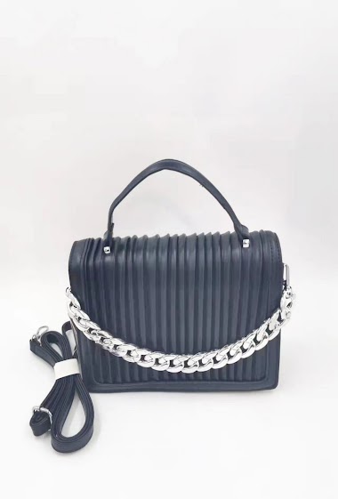 Wholesaler ORIENT&CO - Hand bag with silver chain 100% PU