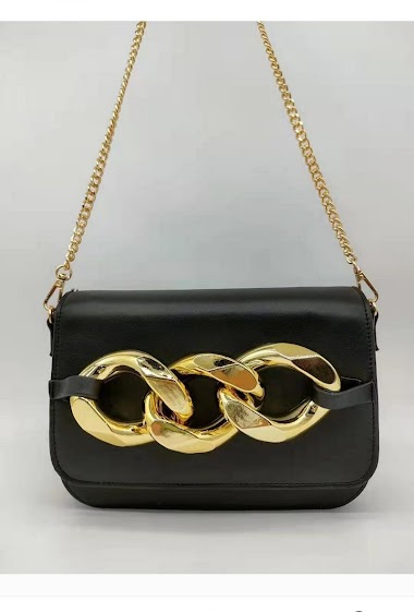 Wholesaler ORIENT&CO - Handbag box with big chain detail 100% pu