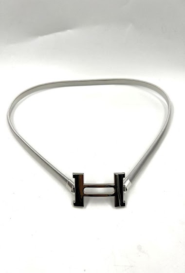 Wholesaler ORIENT&CO - Elastic belt with h 100% metal