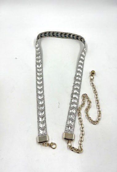 Großhändler ORIENT&CO - Belt chain with strass