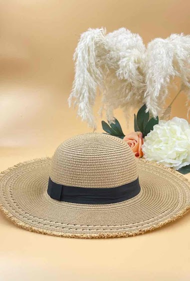 Wholesaler ORIENT&CO - Wide straw hat