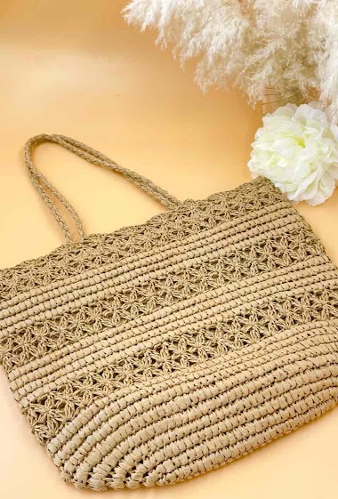 Wholesaler ORIENT&CO - Tote bag osier crochet type