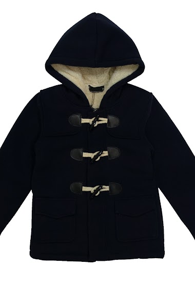 Zipped jacket child style duffle coat