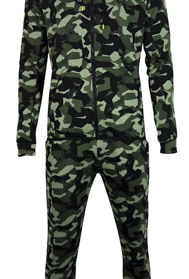 Grossiste Origin's Paris - Jogging camouflage militaire homme