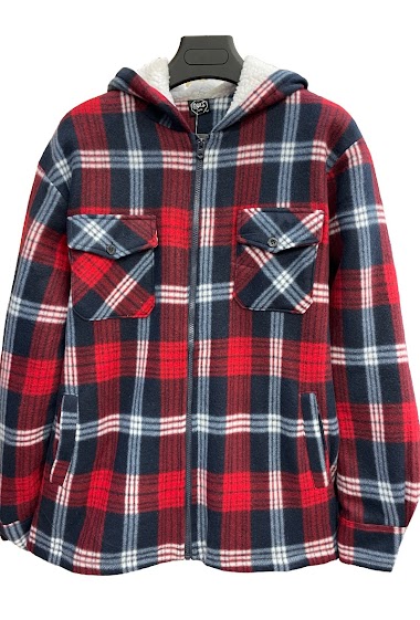 Wholesaler Origin's Paris - Hooded padded shirt jacket