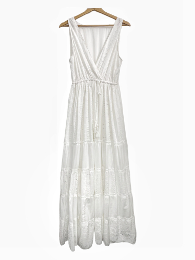 Wholesaler Orlinn - Long white wrap dress