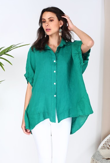 Wholesaler Ornella Paris - Linen blouse