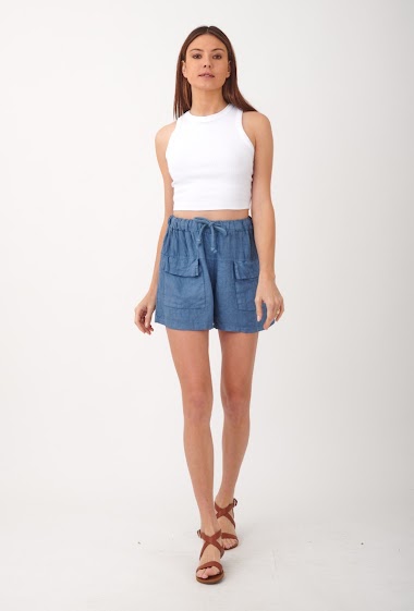 Wholesaler Ornella Paris - Linen shorts
