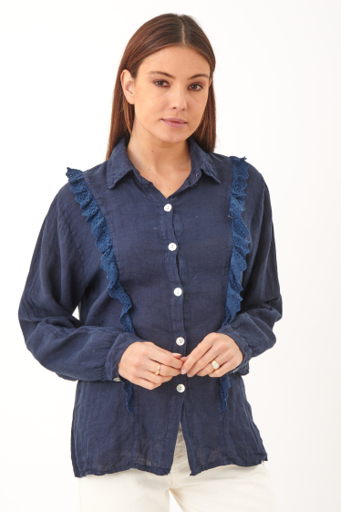 Wholesaler Ornella Paris - Linen chemise