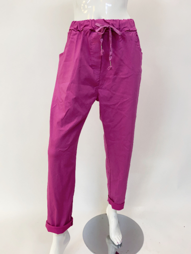 Wholesaler Ornella Paris - Pants with elastic waistband