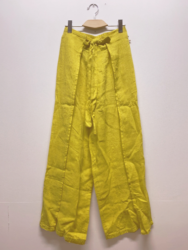 Wholesaler Ornella Paris - straight cut linen pants