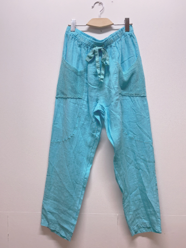 Wholesaler Ornella Paris - Short linen pants