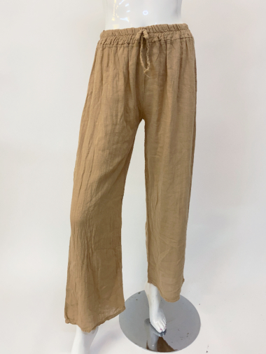 Wholesaler Ornella Paris - Plain cotton pants