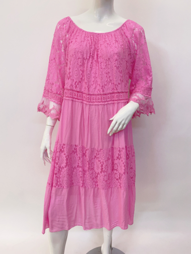 Wholesaler Ornella Paris - Dress with lace