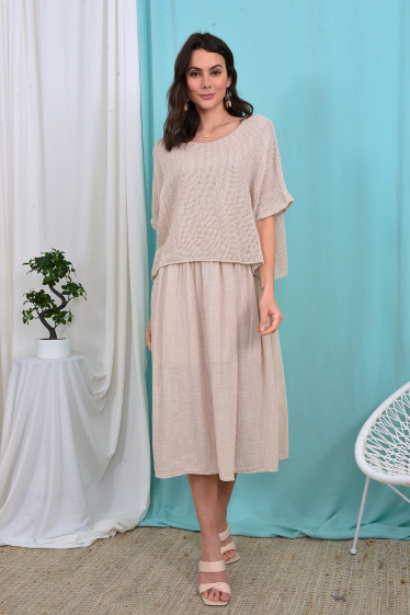 Wholesaler Ornella Paris - Cotton dress