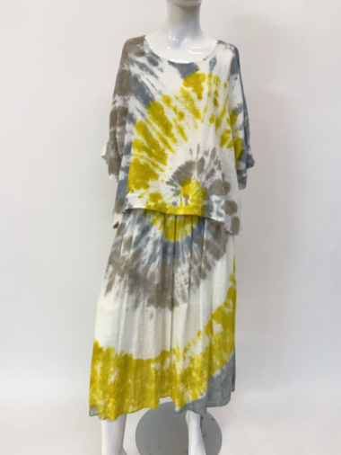 Wholesaler Ornella Paris - Printed cotton dress