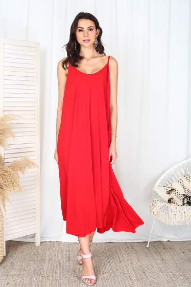 Wholesaler Ornella Paris - Long plain dress
