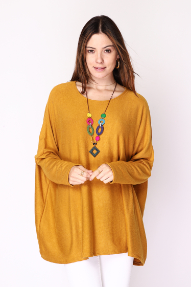 Wholesaler Ornella Paris - Round neck long sleeve TOP